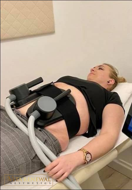 EMS electromagnetic muscle stimulation body sculpting treatment in Knightsbridge London
